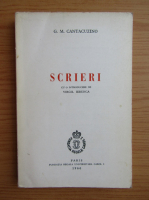 G. M. Cantacuzino - Scrieri