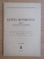 Gazeta Matematica, Seria A, anul LXXIX, nr. 5, mai 1974