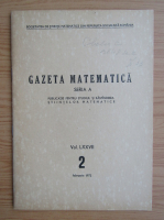 Gazeta Matematica, Seria A, anul LXXVII, nr. 2, februarie 1972