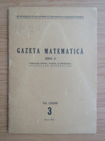Gazeta Matematica, Seria A, anul LXXVII, nr. 3, martie 1972