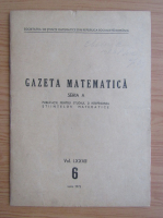 Gazeta Matematica, Seria A, anul LXXVII, nr. 6, iunie 1972