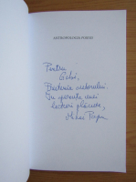 Mihai Popa - Antropologia poiesis (cu autograful autorului)