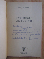 Petru Rezus - Fat-Frumos cel luminos (cu autograful autorului)