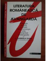 Gabriela Duda - Literatura romaneasca de avangarda. Antologie