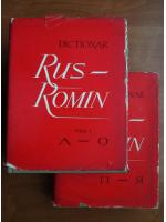 Gheorghe Bolocan - Dictionar Rus-Roman (2 volume)