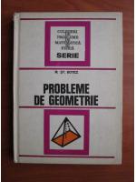 Anticariat: M. St. Botez - Probleme de geometrie