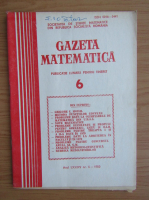 Gazeta matematica, anul LXXXV, nr. 6, 1980