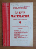 Anticariat: Gazeta matematica, anul LXXXV, nr. 9, 1980