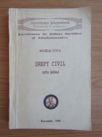 Marin Popa - Drept civil. Partea generala
