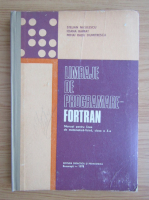 Stelian Niculescu - Limbaje de programare-fortran. Manual pentru licee de matematica-fizica, clasa a X-a (1978)
