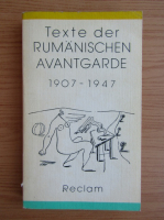 Texte der Rumanischen avantgarde, 1907-1947