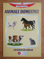 Animale domestice. Carticica de colorat