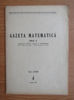 Gazeta Matematica, Seria A, anul LXXIII, nr. 4, aprilie 1968