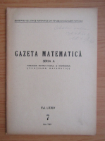 Gazeta Matematica, Seria A, vol. LXXIV, nr. 7, iulie 1969