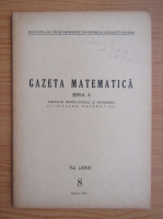 Gazeta Matematica, Seria A, vol. LXXIV, nr. 8, august 1969