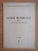 Gazeta Matematica, Seria A, vol. LXXV, nr. 5, mai 1969