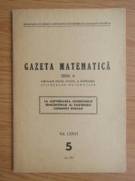 Gazeta Matematica, Seria A, vol. LXXVI, nr. 5, mai 1971
