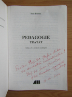 Ioan Bontas - Pedagogie tratat (cu autograful autorului)
