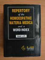 James Tyler Kent - Repertory of the homoepathic materia medica and a word index