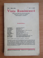 Revista Viata Romaneasca, anul XXXII, nr. 7, iulie 1940
