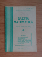Anticariat: Gazeta Matematica, anul LXXXIV, nr. 4, 1979