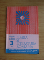 Limba si literatura romana. Revista trimestriala pentru elevi, nr. 3, 1986