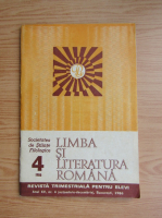 Limba si literatura romana. Revista trimestriala pentru elevi, nr. 4, 1986