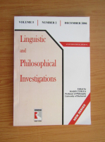 Linguistic and philosophical investigations, volumul 4, nr. 1, 2005