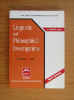 Linguistic and philosophical investigations (volumul 8)