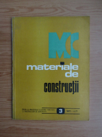 Materiale de constructii, volumul 7, nr. 3, 1977