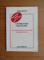 Mihai Botez - Litterature francaise