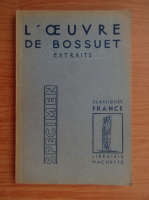 George Hacquard - L'Ouvre de Bossuet