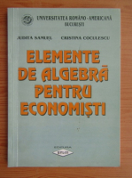 Judita Samuel - Elemente de algebra pentru economisti