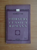 Anticariat: Literatura clasica romana. Clasele V-VIII (volumul 4)
