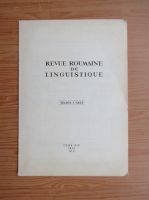 Revue Roumaine de linguistique, tome XIX, nr. 5