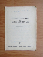 Revue Roumaine de linguistique, tome XVIII, nr. 1