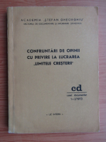 Confruntari de opinii cu privire la lucrarea Limitele Cresterii