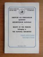 Drepturi ale persoanelor apartinand minoritatilor nationale (editie bilingva)