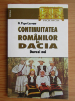 G. Popa Lisseanu - Continuitatea romanilor in Dacia. Dovezi noi