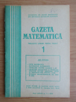 Gazeta Matematica, anul LXXXIV, nr. 1, 1979