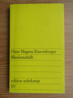 Hans Magnus Enzensberger - Blindenschrift