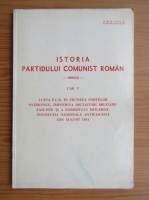 Istoria Partidului Comunist Roman, capitolul 5, august 1944