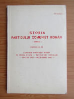 Istoria Partidului Comunist Roman, capitolul 6, august 1944-decembrie 1947
