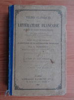Anticariat: J. Demogeot - Textes classiques de la litterature francaise (volumul 2, 1902)