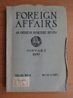 Revista Foreign Affairs, volumul 25, nr. 2, ianuarie1947