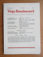 Revista Viata Romaneasca, anul LXXVII, nr. 5, mai 1982