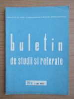 Buletin de studii si referate, nr. 1, 1970