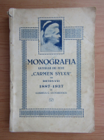 Gabriela C. Leonardescu - Monografia liceului de fete Carmen Sylva din Botosani, 1887-1937 (1937)