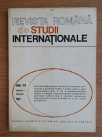 Revista Romana de Studii Internationale, anul XXI, ianuarie-februarie 1986