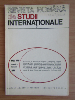 Revista Romana de Studii Internationale, anul XXIII, ianuarie-februarie 1989